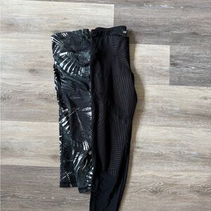 Black and Patterned Leggings